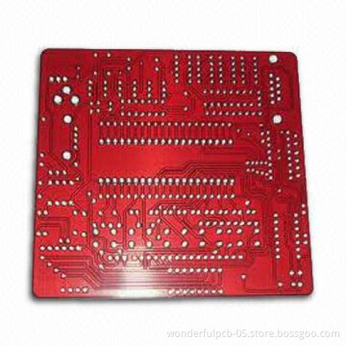 Two-layer PCB with FR4 Material, 243.36 x 245.74mm/1 + 1 + 1 Piece, 2oz Copper, HAL-lead Free